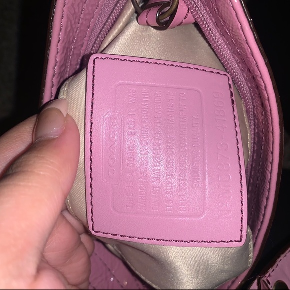 Pink Coach Mini Bag - Picture 4 of 4